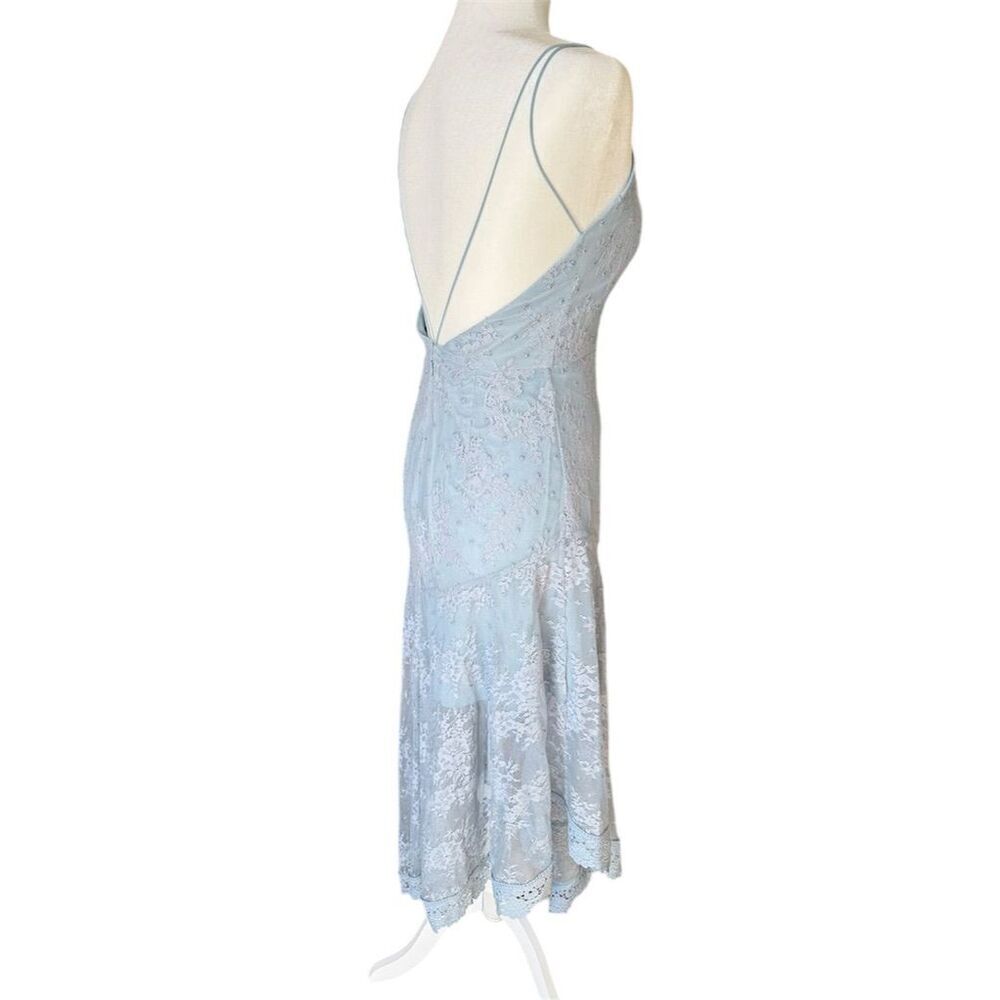 La Maison Talulah Whirlwind Lace Asymmetrical Midi Dress Size Small Prom Formal - Picture 9 of 15